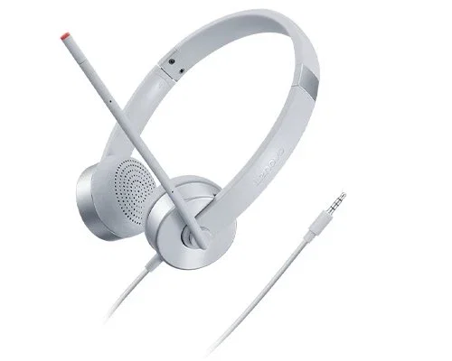 Lenovo 100 Stereo Analogue Headset Plata Lenovo 100 Stereo Analogue Headset Plata