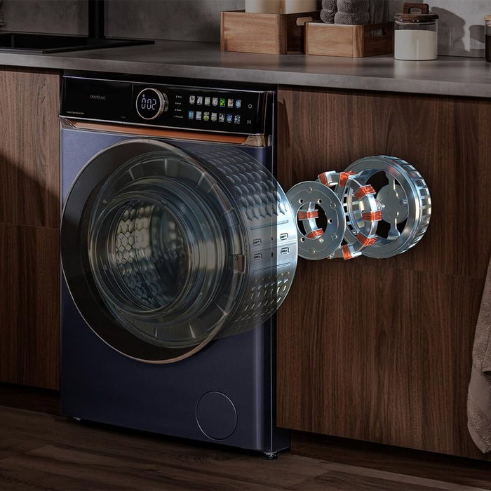 Cecotec Lavadora 10 kg carga frontal Direct Drive Bolero DressCode 10980 A 1400 rpm azul