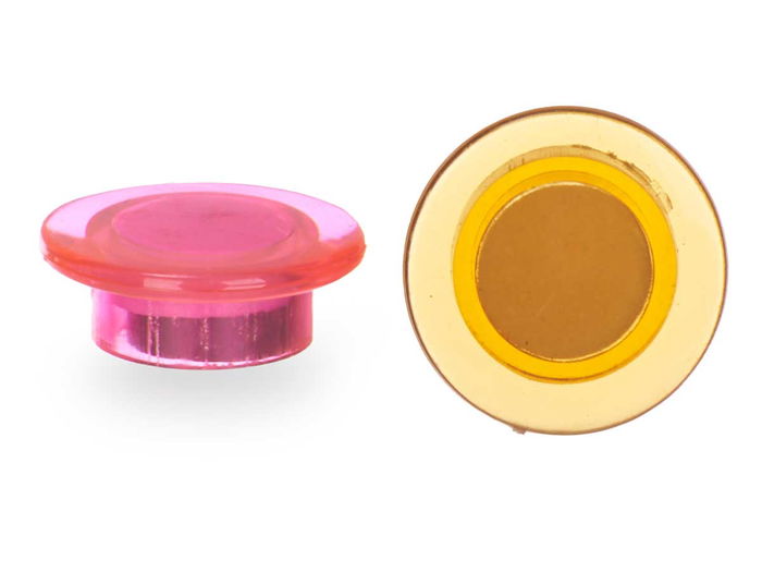 Pincello Set 10 Imanes Magnéticos Pastel Pequeños 2x6x0.5 cm Colores Surtidos Plástico Metal (Set de 36)