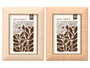 GIFTDECOR Portafotos Surtido 24 Unidades 13x18cm Madera-Dorado
