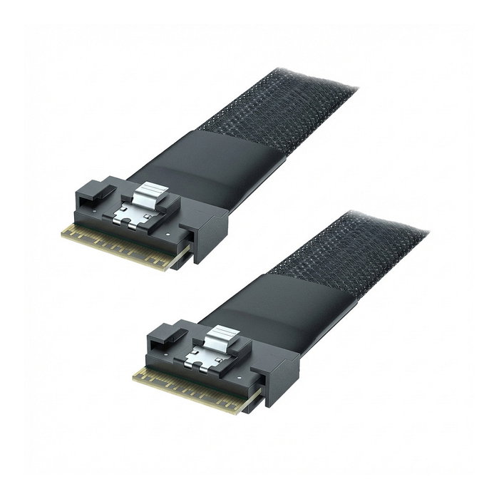 Super Micro CBL-MCIO-1340M5-1 Cable semi-flat MCIO x8 (STR) a MCIO x8 (STR) 40cm Super Micro CBL-MCIO-1340M5-1 Cable semi-flat MCIO x8 (STR) a MCIO x8 (STR) 40cm