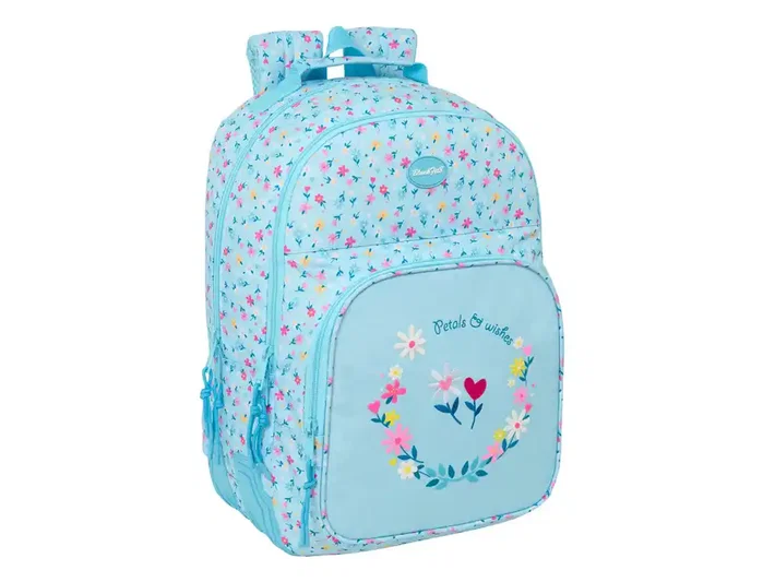 Safta Mochila Doble Blackfit8 Pétalos Adaptable a Carro Safta Mochila Doble Blackfit8 Pétalos Adaptable a Carro