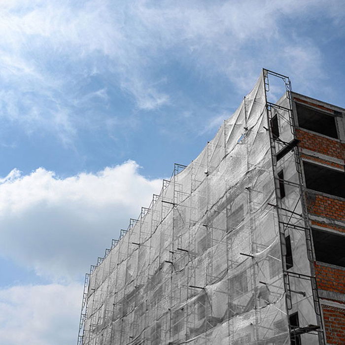 Fun And Go Malla de proteccion andamio 3 x 10 m para fachadas, resistente a la intemperie y rayos UV, blanca Fun And Go Malla de proteccion andamio 3 x 10 m para fachadas, resistente a la intemperie y rayos UV, blanca