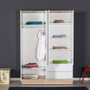 Hanah Home Armario Blanco 137x198x52 cm Tablero de Partículas Recubierto de Melamina
