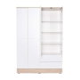Hanah Home Armario Blanco 137x198x52 cm Tablero de Partículas Recubierto de Melamina