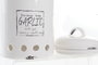 DKD Home Decor Bote de Dolomite Blanco con Diseño de Ajos