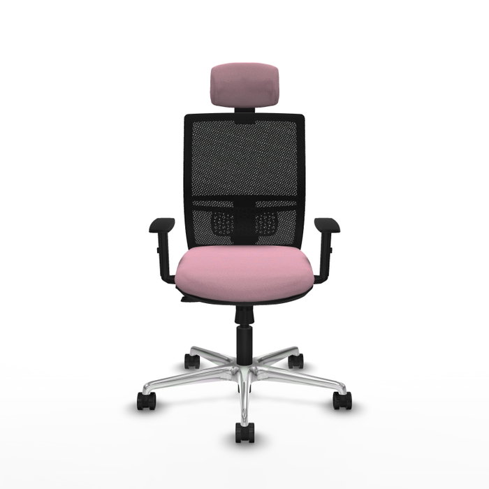 PIQUERAS Y CRESPO Silla de oficina Yunquera Rosa con mecanismo Sincro/Traslack PIQUERAS Y CRESPO Silla de oficina Yunquera Rosa con mecanismo Sincro/Traslack