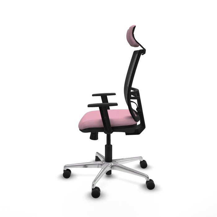 PIQUERAS Y CRESPO Silla de oficina Yunquera Rosa con mecanismo Sincro/Traslack PIQUERAS Y CRESPO Silla de oficina Yunquera Rosa con mecanismo Sincro/Traslack