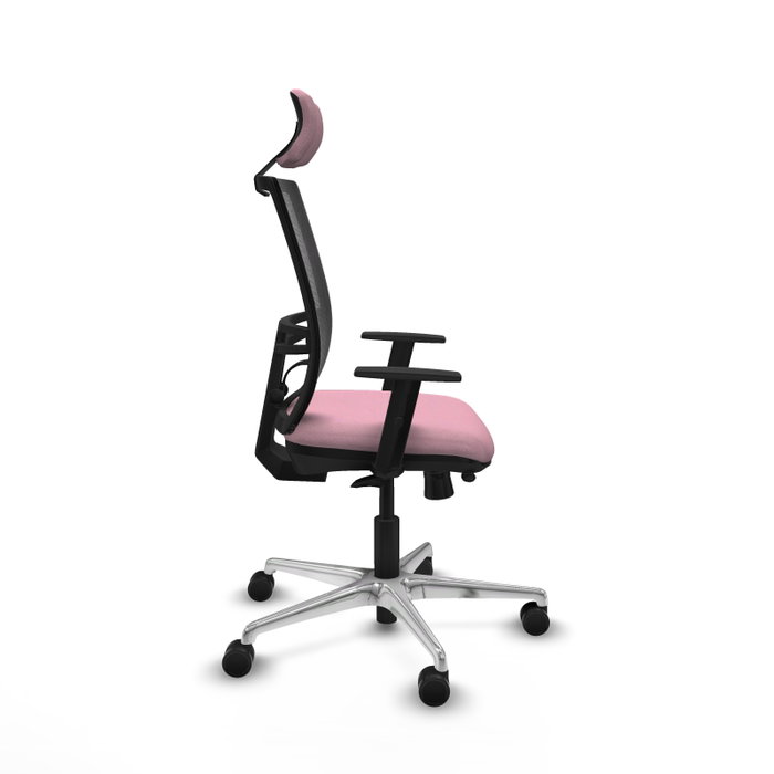 PIQUERAS Y CRESPO Silla de oficina Yunquera Rosa con mecanismo Sincro/Traslack PIQUERAS Y CRESPO Silla de oficina Yunquera Rosa con mecanismo Sincro/Traslack