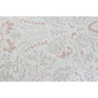 DKD Home Decor Colcha de Poliéster con Bordado Floral Beige y Marrón, 270x270x1 cm