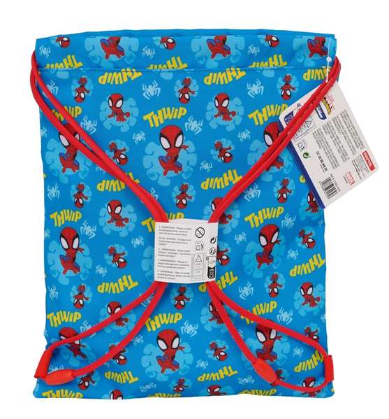 Safta Saco Plano Junior Spidey Marvel 26x34cm