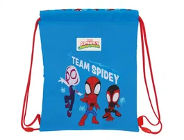 Bolsa Mochila con Cuerdas Spider-Man Azul Rojo 26 x 34 x 1 cm