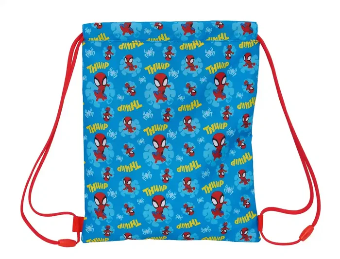 Bolsa Mochila con Cuerdas Spider-Man Azul Rojo 26 x 34 x 1 cm