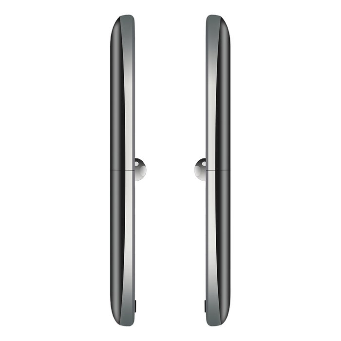 Beafon Fold 10 Silver Line Teléfono Concha para Mayores Negro Plata 2.2" Pantalla 1000 mAh