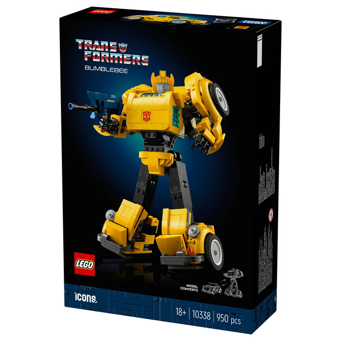 LEGO Bumblebee 10338 - Juego de Construcción Icons 950 Piezas, Modelo para Adultos de 18+ Años, Plástico, Multicolor