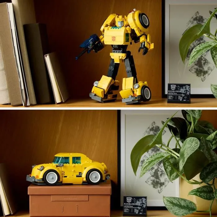 Lego 10338 Transformers Bumblebee Figura de robot adulto para construir (1808 piezas)