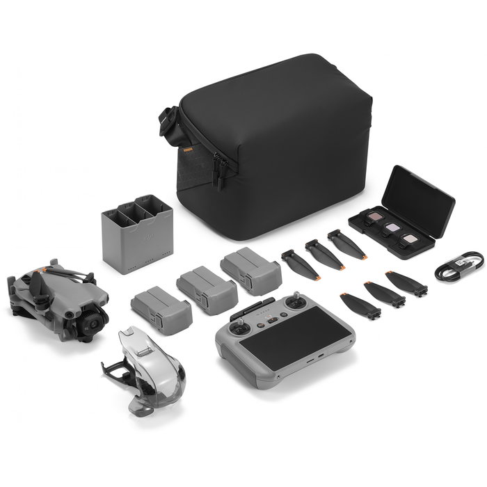 DJI Mini 5 Pro Fly More Combo con DJI RC 2, Drone Plegable con Cámara 4K 50MP, Vuelo de 36 Min, Color Negro/Gris