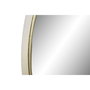 DKD Home Decor Espejo Redondo Metal Dorado 75x75 cm Colección Anxi Chic