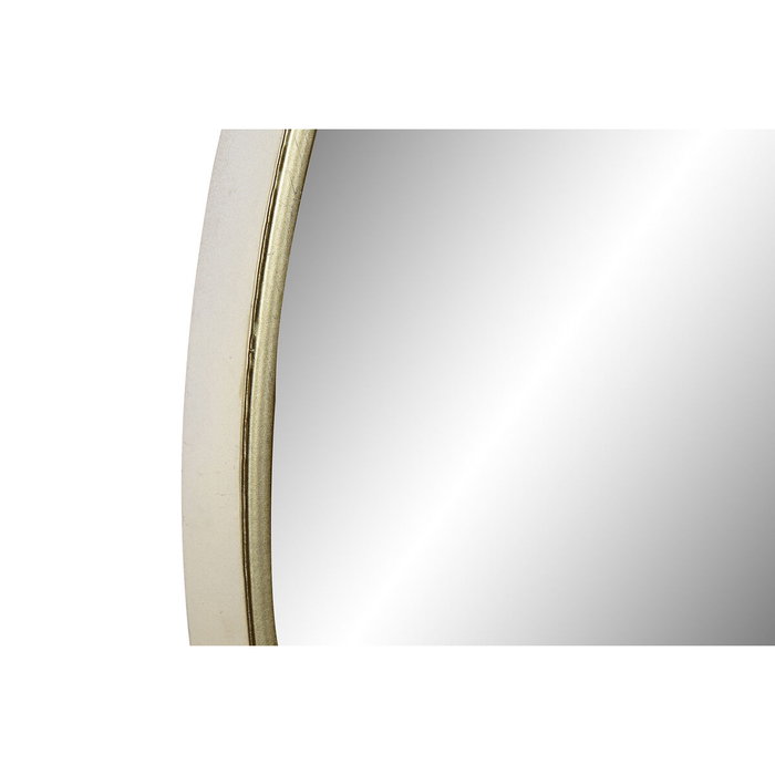 DKD Home Decor Espejo Metal y Cristal Dorado 75x75 cm