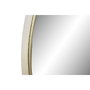 DKD Home Decor Espejo Metal y Cristal Dorado 75x75 cm