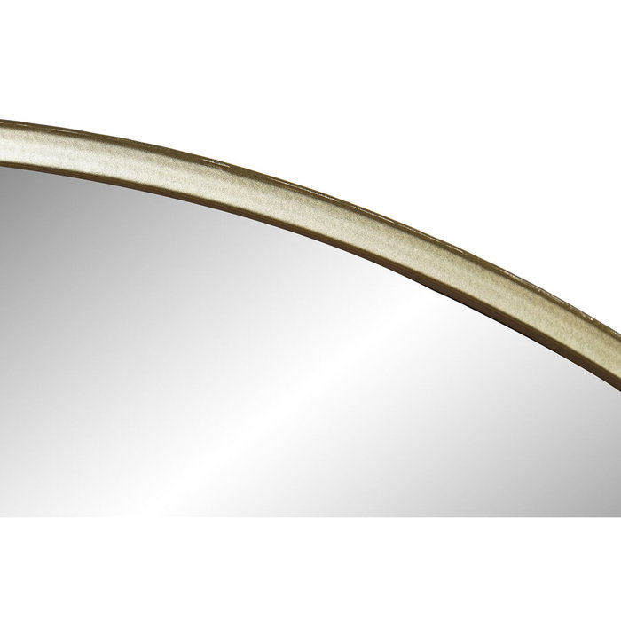 DKD Home Decor Espejo Metal y Cristal Dorado 75x75 cm