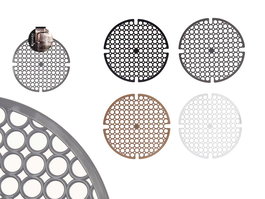 Kinvara Esterilla Fregadero Redonda 29 cm Plástico Blanco/Gris/Negro/Beige Surtido (Set de 24)