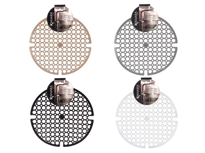 Kinvara Esterilla Fregadero Redonda 29 cm Plástico Blanco/Gris/Negro/Beige Surtido (Set de 24) Kinvara Esterilla Fregadero Redonda 29 cm Plástico Blanco/Gris/Negro/Beige Surtido (Set de 24)