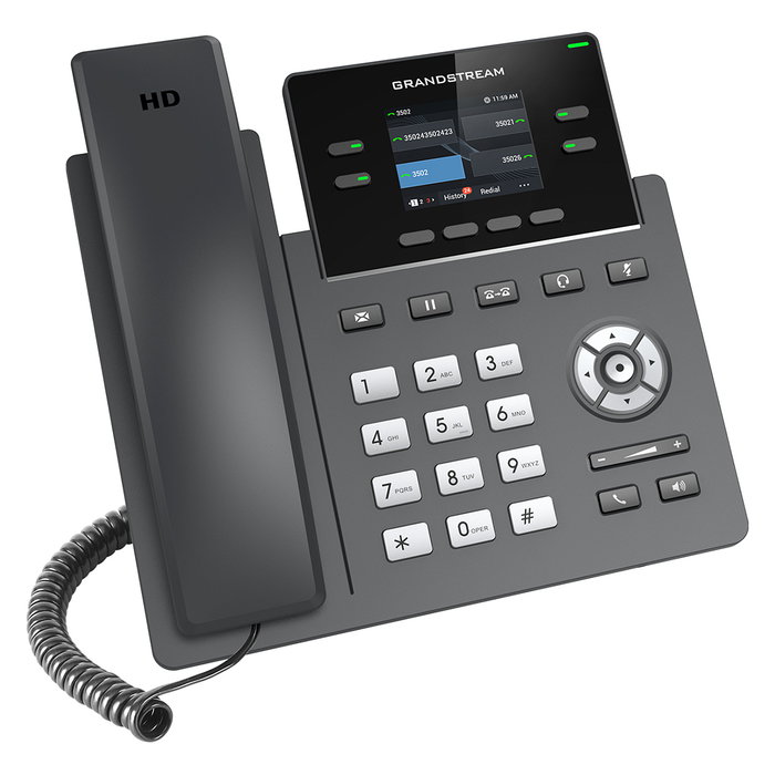 Grandstream GRP-2612P SIP Telephone with Power over Ethernet (PoE) - Entry Business IP Phone