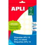 Apli Etiquetas Adhesivas Circulares Ø19mm Blancas