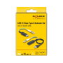 DeLOCK Conjunto extensor USB 10 Gbps Tipo-A sobre cable LC Duplex, 0,2 m