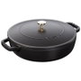 Staub Cazuela Chistera 28 cm Negro