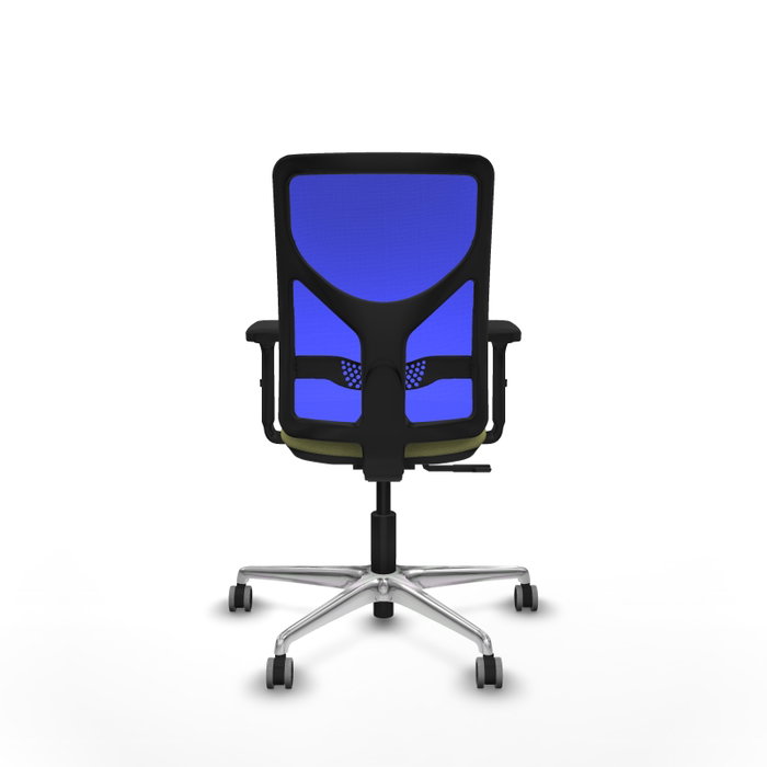 PIQUERAS Y CRESPO Silla de oficina Motilla con mecanismo Sincro, Verde oliva y Azul PIQUERAS Y CRESPO Silla de oficina Motilla con mecanismo Sincro, Verde oliva y Azul