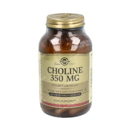 Solgar Colina 350 mg, 100 Cápsulas Vegetales
