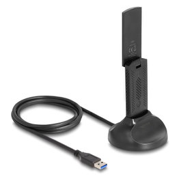 DeLOCK Adaptador USB Wi-Fi 6 Dualband AX1800 (1201 + 574 Mbps)