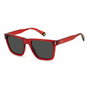 Polaroid Gafas de Sol 6176/S C9A 145 mm | Gafas Cuadradas de Policarbonato para Hombre con Puente de 19mm y Lente de 54mm