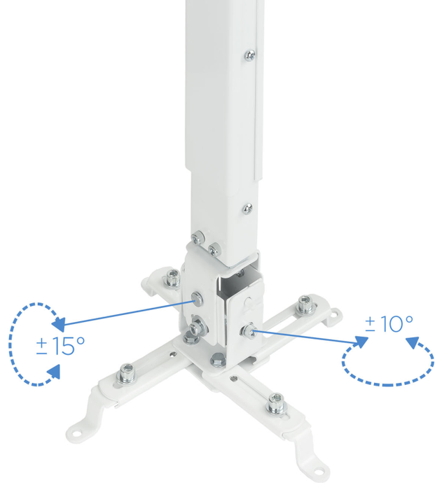 Tooq Soporte de Techo para Proyector PJ2012T-W Blanco Tooq Soporte de Techo para Proyector PJ2012T-W Blanco