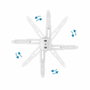 Tooq Soporte de Techo para Proyector PJ2012T-W Blanco