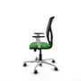 PIQUERAS Y CRESPO Silla de oficina Motilla con mecanismo Sincro/Traslack, Verde y Negro