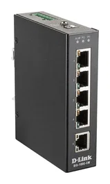 D-Link DIS-100E-5W Switch Industrial No Administrado L2, 5 Puertos Fast Ethernet 10/100, Full Duplex, Montaje en Rack y Pared, Negro, IP30