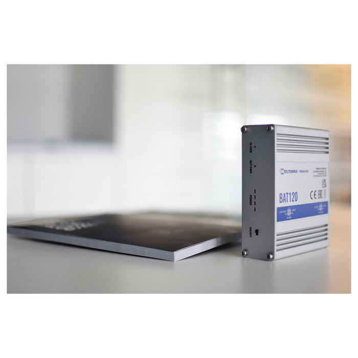 Teltonika BAT120 UPS Línea Interactiva 22W Sawtooth 9-30V Alimentación CC Compacto Acero Inoxidable Teltonika BAT120 UPS Línea Interactiva 22W Sawtooth 9-30V Alimentación CC Compacto Acero Inoxidable