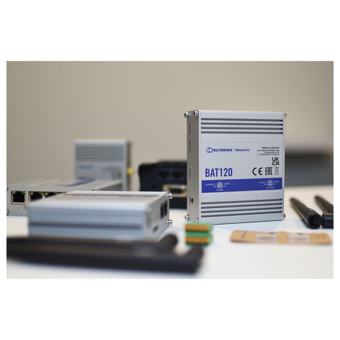 Teltonika BAT120 UPS Línea Interactiva 22W Sawtooth 9-30V Alimentación CC Compacto Acero Inoxidable Teltonika BAT120 UPS Línea Interactiva 22W Sawtooth 9-30V Alimentación CC Compacto Acero Inoxidable