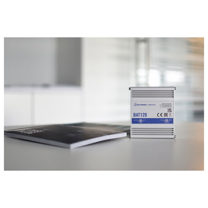 Teltonika BAT120 UPS Línea Interactiva 22W Sawtooth 9-30V Alimentación CC Compacto Acero Inoxidable Teltonika BAT120 UPS Línea Interactiva 22W Sawtooth 9-30V Alimentación CC Compacto Acero Inoxidable