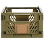 Day Caja Plegable 33x24,5 cm Verde Oliva Capacidad 10 L Almacenaje Apilable Plegable