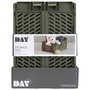 Day Caja Plegable 33x24,5 cm Verde Oliva Capacidad 10 L Almacenaje Apilable Plegable