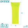 Intex Colchoneta 4 Tubos Colores Neon 183x76 cm