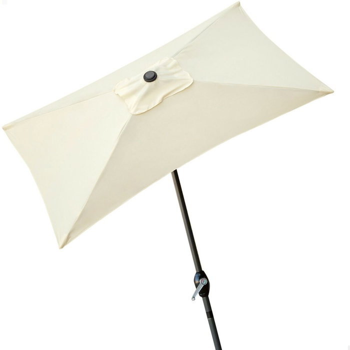 Color Baby Parasol Terraza 200X120 Cm - Mástil Aluminio D38Mm - Crema