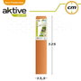 Parasol terraza 200x120 cm mástil aluminio D38 mm crema