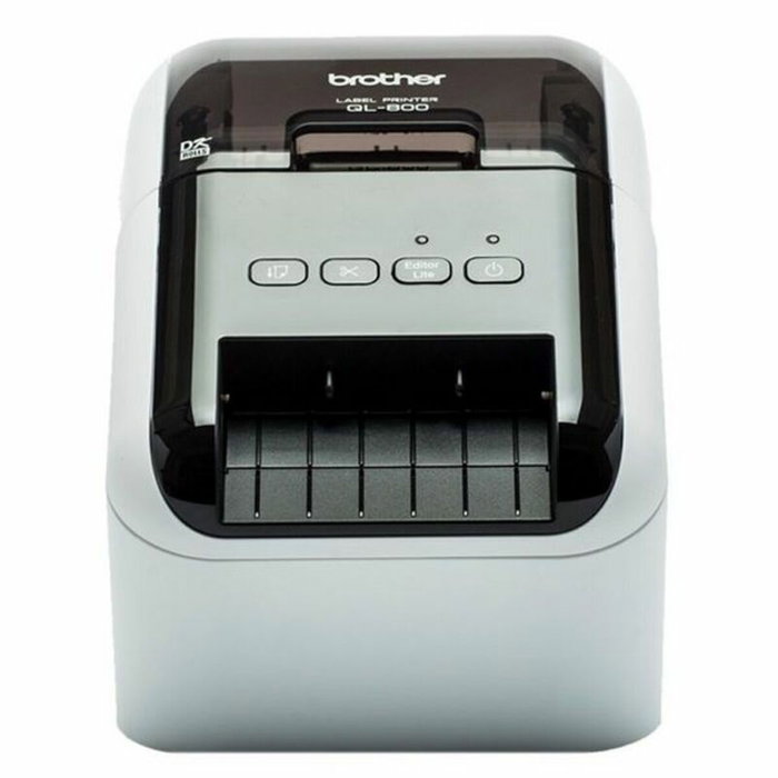 Brother QL-800 Impresora de etiquetas térmica directa Negro/Gris