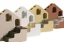 DKD Home Decor Jarrón Dolomite 18x12x19 Casa Surtido de 4
