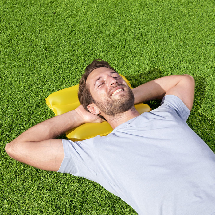 Bestway Almohada Hinchable PVC Color Surtido 38x25x5 cm +3 Años Jardin 52127